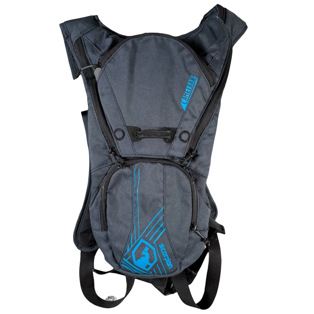 CamelBak Scorpion Hydration Pack Backpack Blue Hiking Biking Outdoor Gear READ
